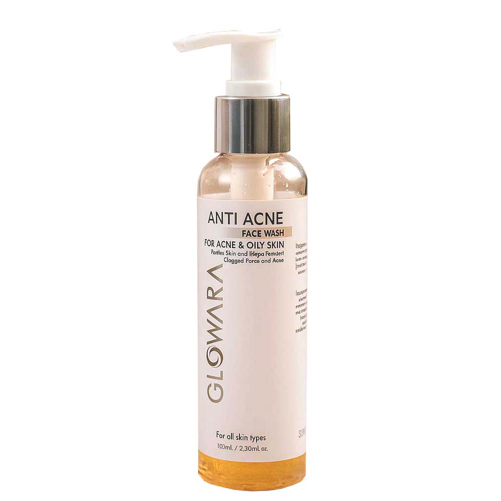 Glowara Anti-Acne Face Wash – Deep Cleansing & Oil Control