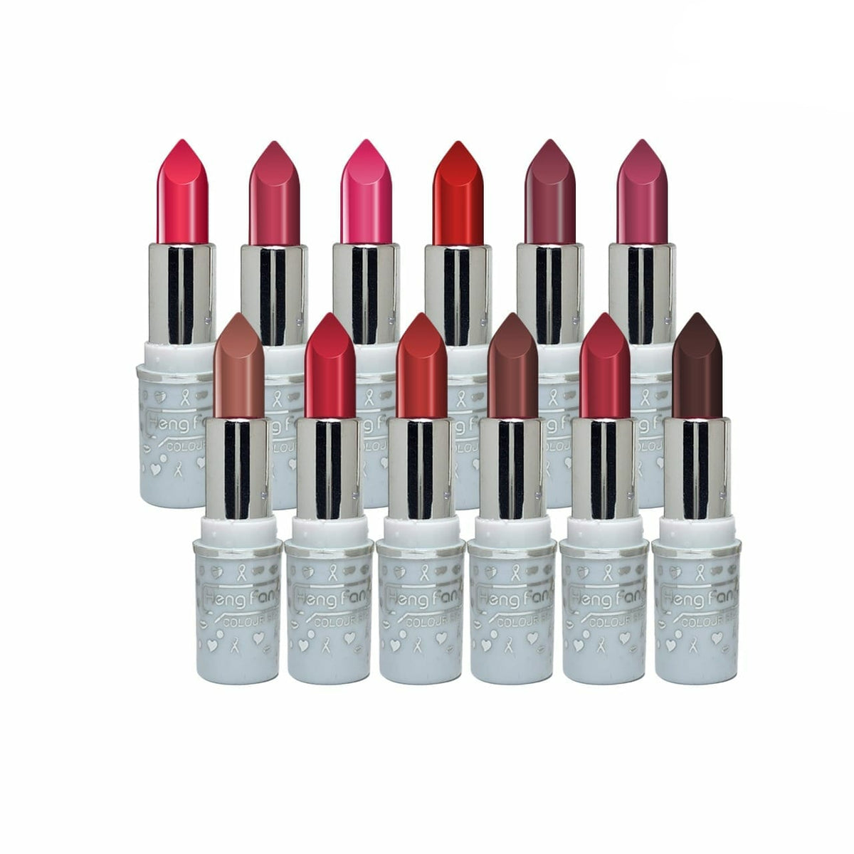 Pack of 6 Heng Fang Matte Lipstick Set