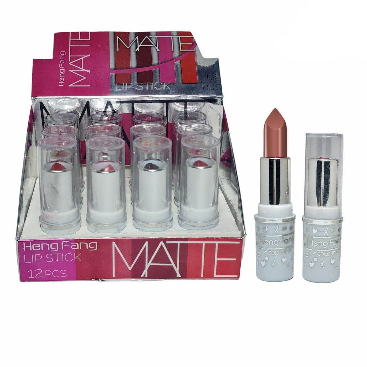 Pack of 6 Heng Fang Matte Lipstick Set